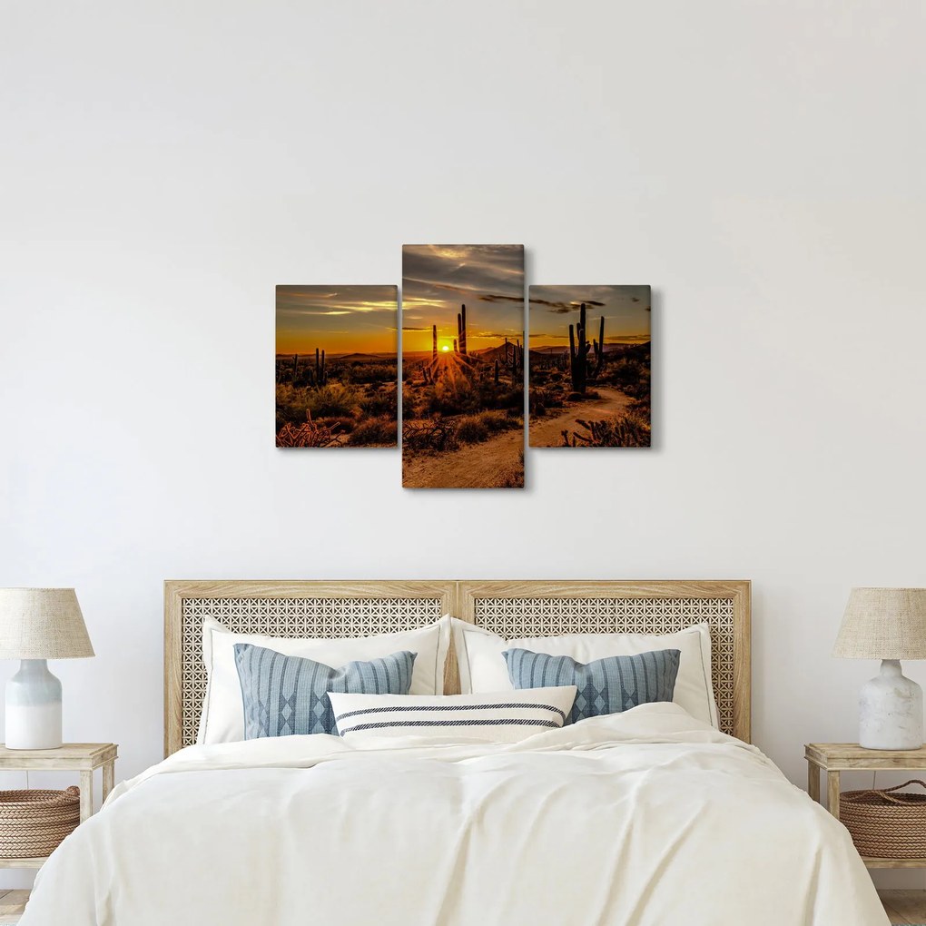 Kép - A nap vége az arizonai sivatagban (90x60 cm)