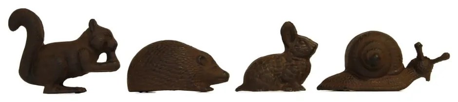Fém kerti szobor készlet 4 db-os Animals – Esschert Design