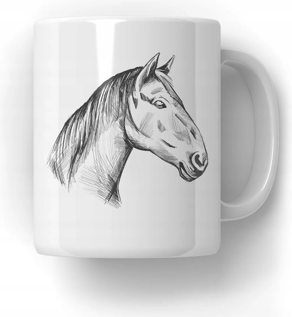 Bögre Ló Rajz Kézi Ajándék Nyomtatott Ló