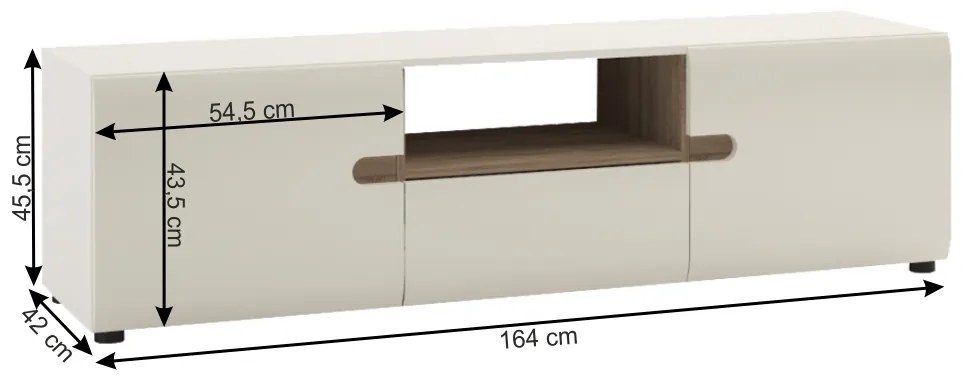 TV asztal Lynatet Typ 50 LTK-01/2D-1S. 752227