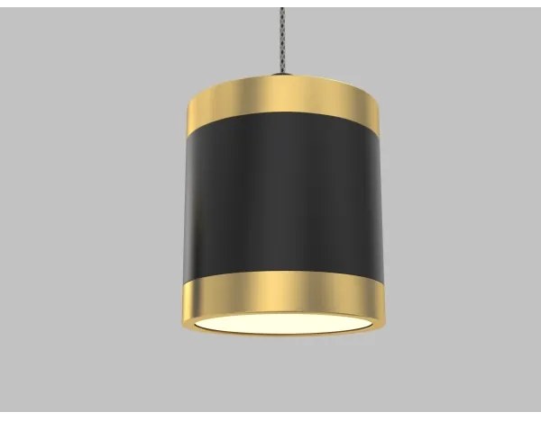 Wofi 7003-404 - LED dimmelhető drótkábeles csillár TOULOUSE 4xLED/8,5W/230V fekete/arany