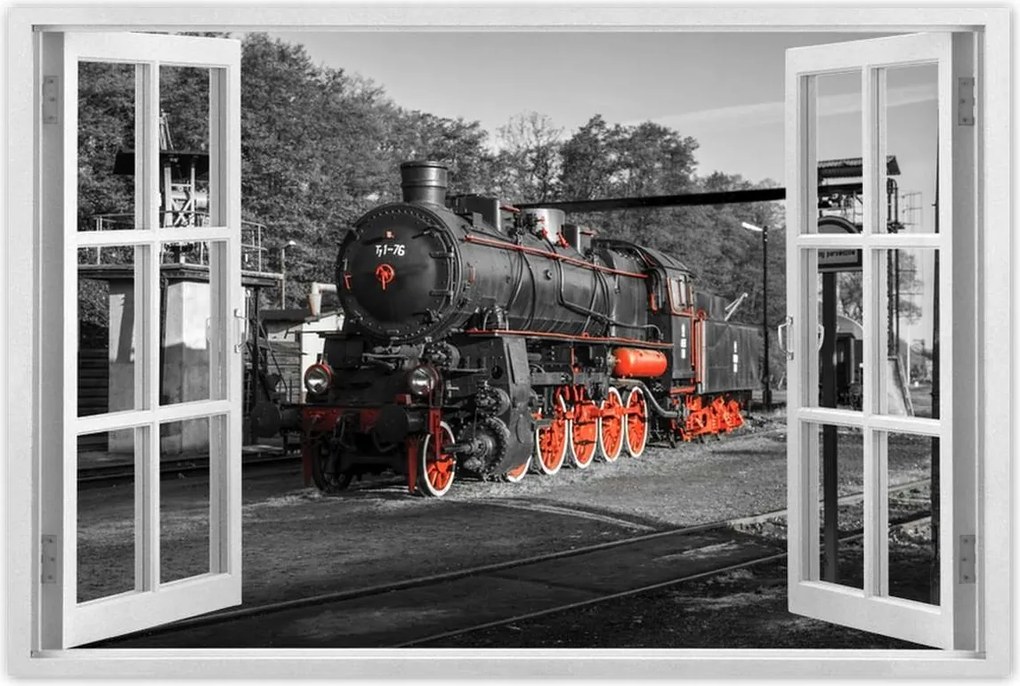 Poszterek 120x80 Gőzmozdony Mozdony