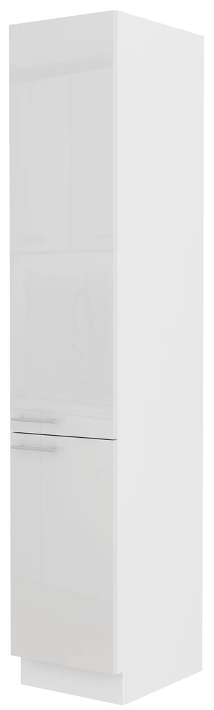 Élelmiszer szekrény Lavera 40 DK 210 2F (fehér + fényes fehér). 1032355