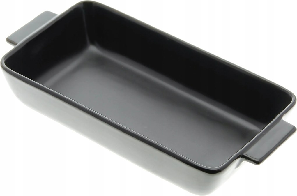 Hőálló Sütőforma Porcelán Tál Fekete 0.5 L