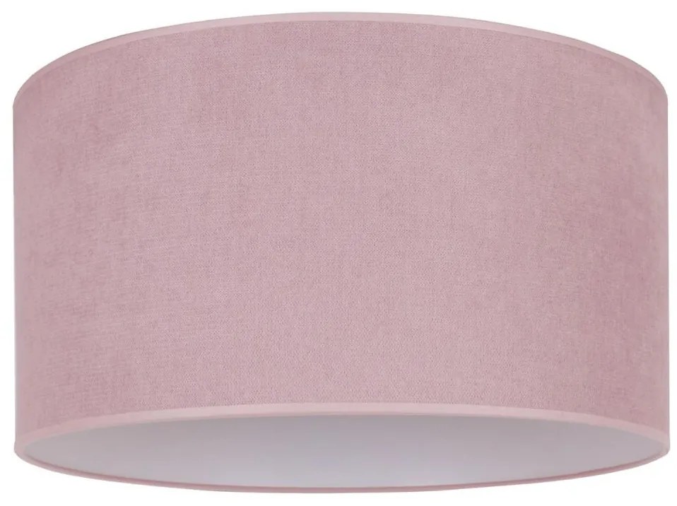 Duolla Duolla - Mennyezeti lámpa BRISTOL 1xE27/15W/230V á. 45 cm rózsaszín/fehér DU83901