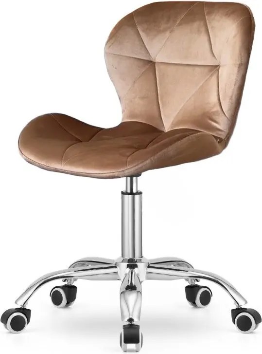 AKCE világosbarna AVOLA VELVET irodai szék II. osztály