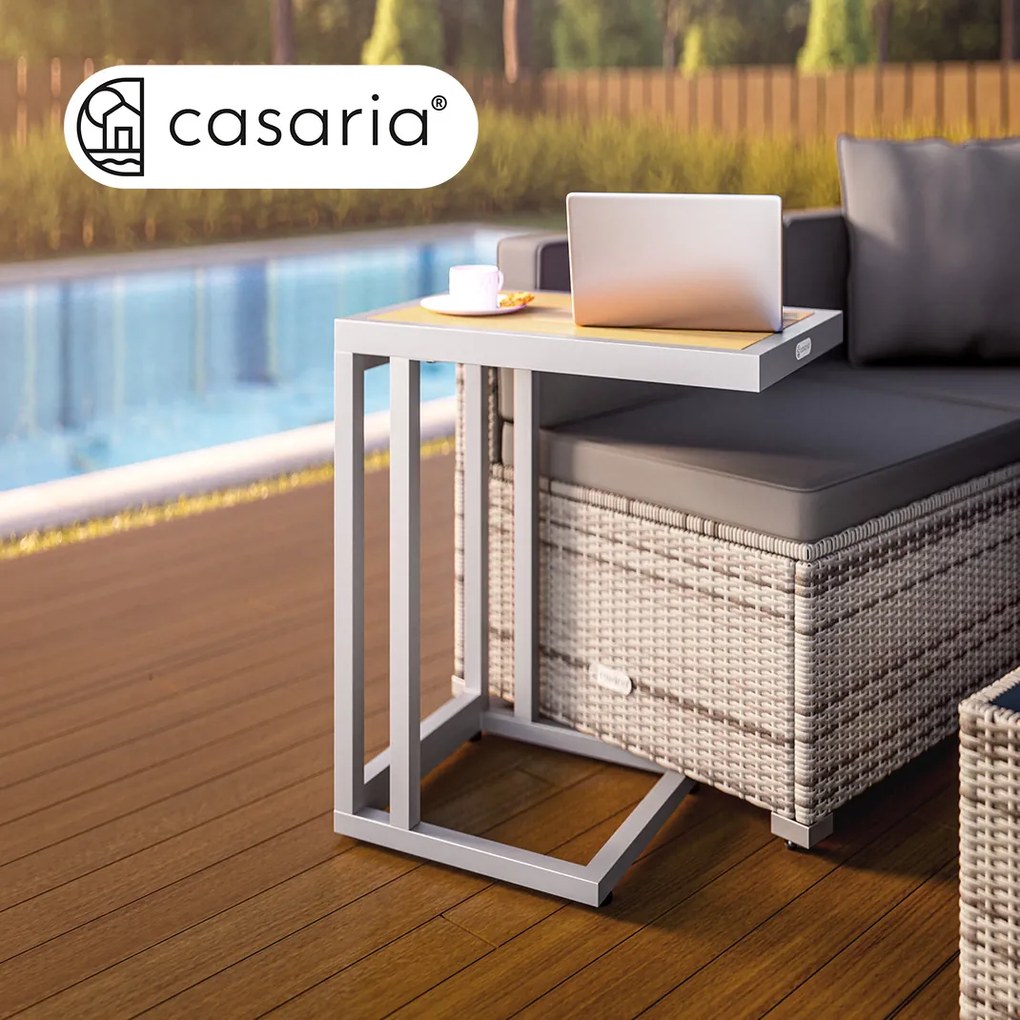 Casaria® WPC lerakóasztal - natúr