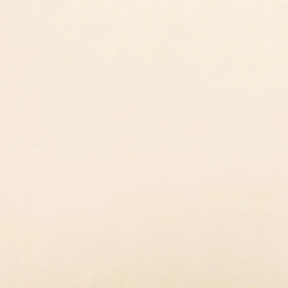 krémszínű bársony pad 100 x 35 x 41 cm