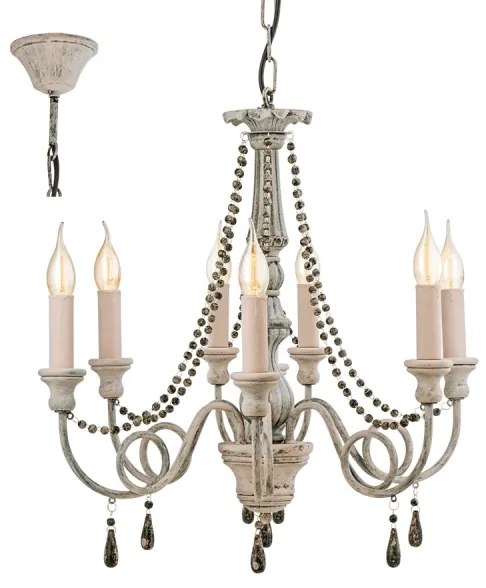 Eglo 49822 - Csillár láncon COLCHESTER 8xE14/40W