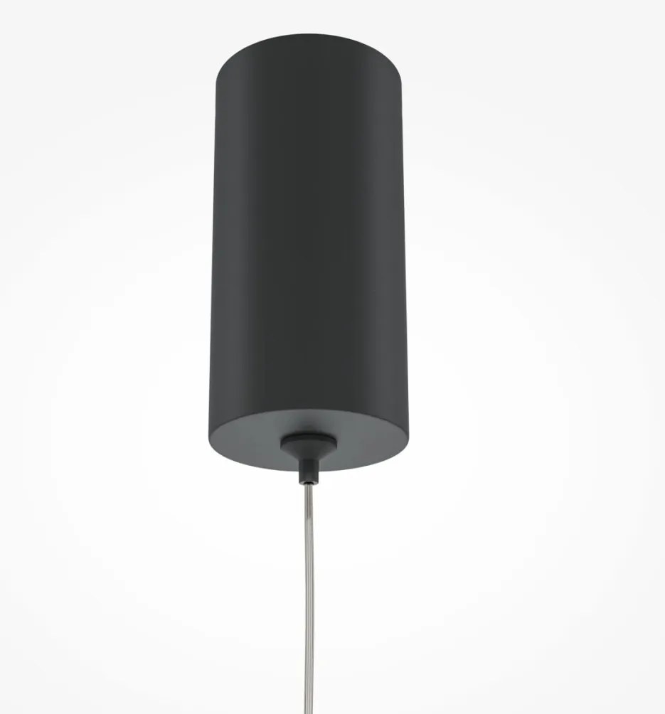 MAYTONI MOD157PL-L6B4K1 PRO SHADE Hengeres Függesztett Lámpa Fekete, Átlátszó LED IP20