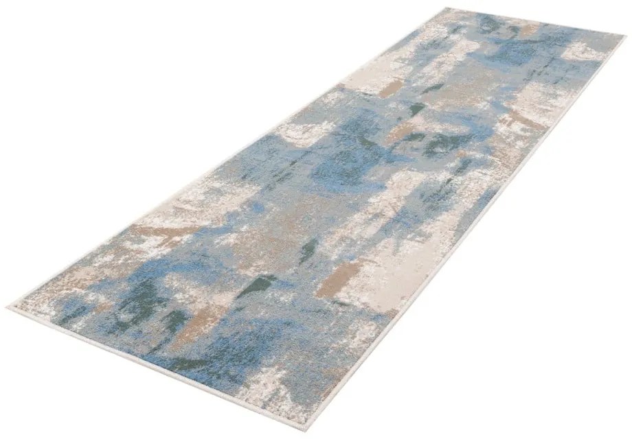 Világoskék futószőnyeg 80x300 cm Sensi Zashi – FD