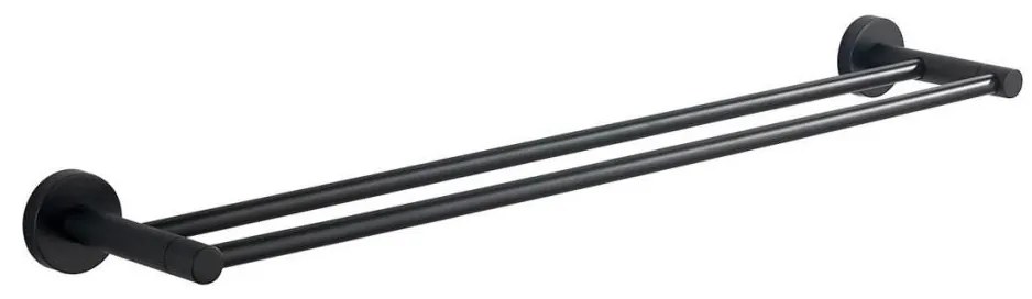 Aqualine Aqualine - Fali törölközőtartó SAMBA 12x64,5 cm fekete SH0136