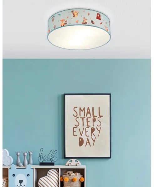 Eglo 97575 - Gyerek mennyezeti lámpa RUFFO 2xE27/40W/230V