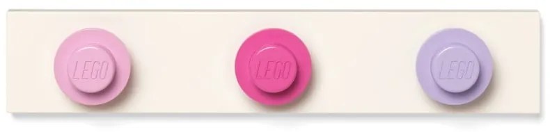 Fali fogas világos rózsaszín, sötét rózsaszín és szürke színekben - LEGO®