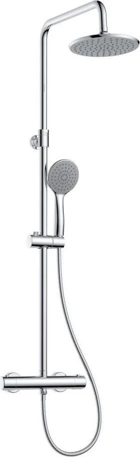 HOUSTON zuhanyszett csapteleppel, fényes króm