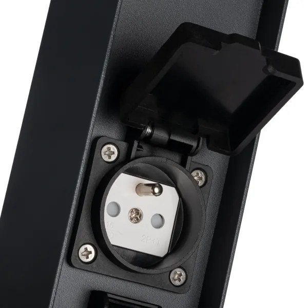 Kanlux 38765-Kültéri lámpa 2 aljzattal DASTEN 1xG9/11W/230V 50 cm IP44 fekete