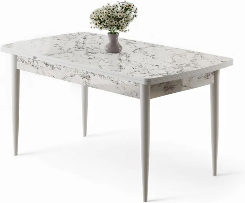 Asfel - White Marble, Brown