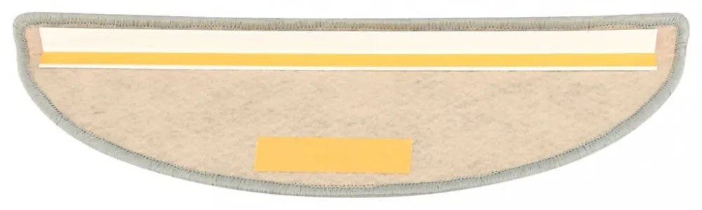 15 db szizálhatású világoszöld öntapadó lépcsőszőnyeg 65x21x4cm