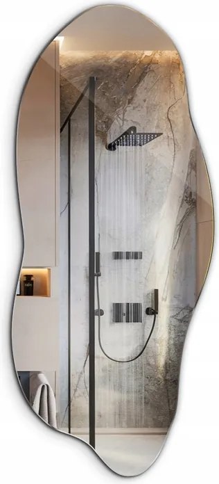 Dekorációs tükör aszimmetrikus 50x30cm