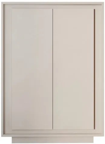 SKY 2.0 magas komód, 2 ajtóval, kasmír vázzal és laminált előlapokkal