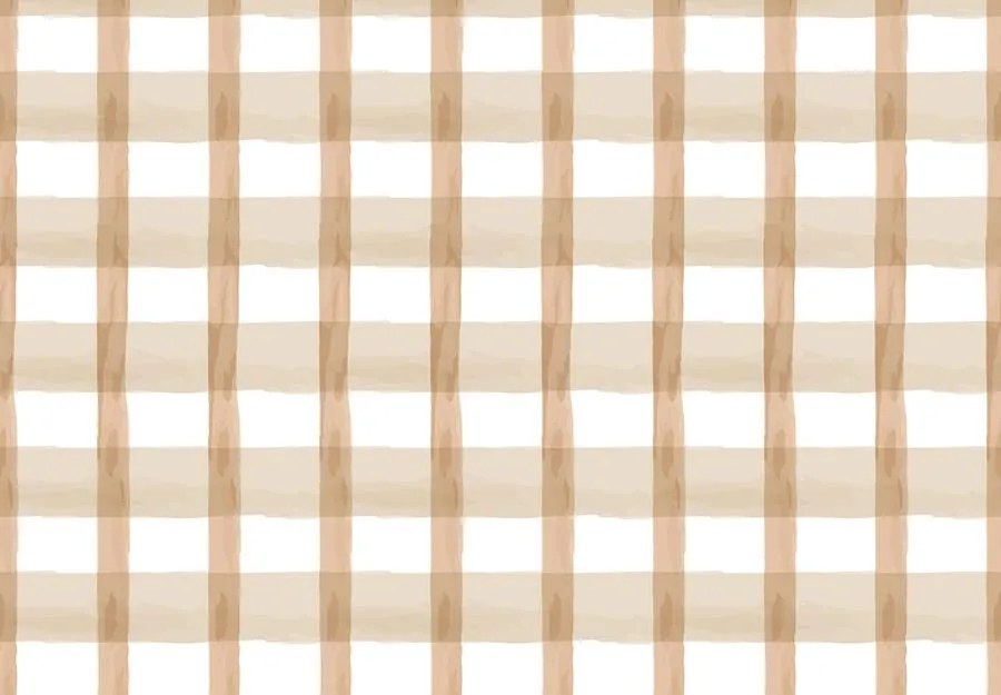 Parato Cristiana Masi Momi Plaid barna-fehér kockás vlies tapéta – 4477