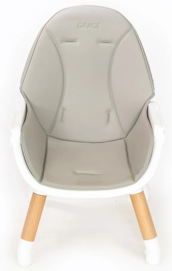 Új Baby étkezőszék Grace 3in1 szürke, 61 x 101 x61 cm, 61 x 101 x 61 cm