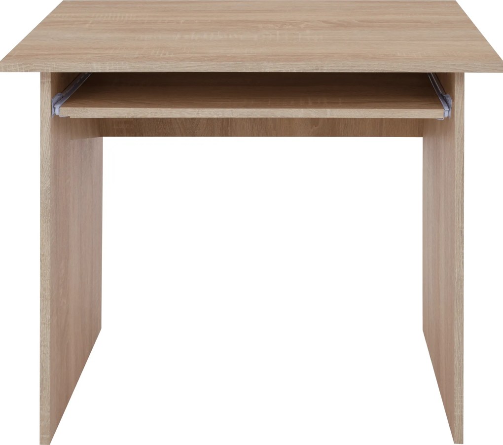 Számítógépasztal, sonoma tölgyfa, VERNER NEW