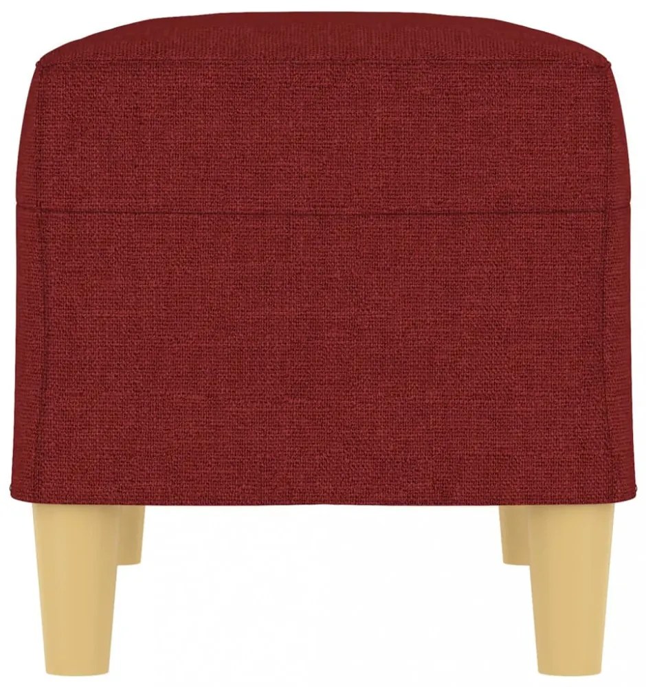 bordó szövet pad 70x35x41 cm