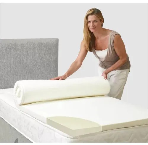 Ortho-Sleepy Memory topper fedőmatrac, Silver, Aloe vagy Bamboo huzattal, 2cm magas