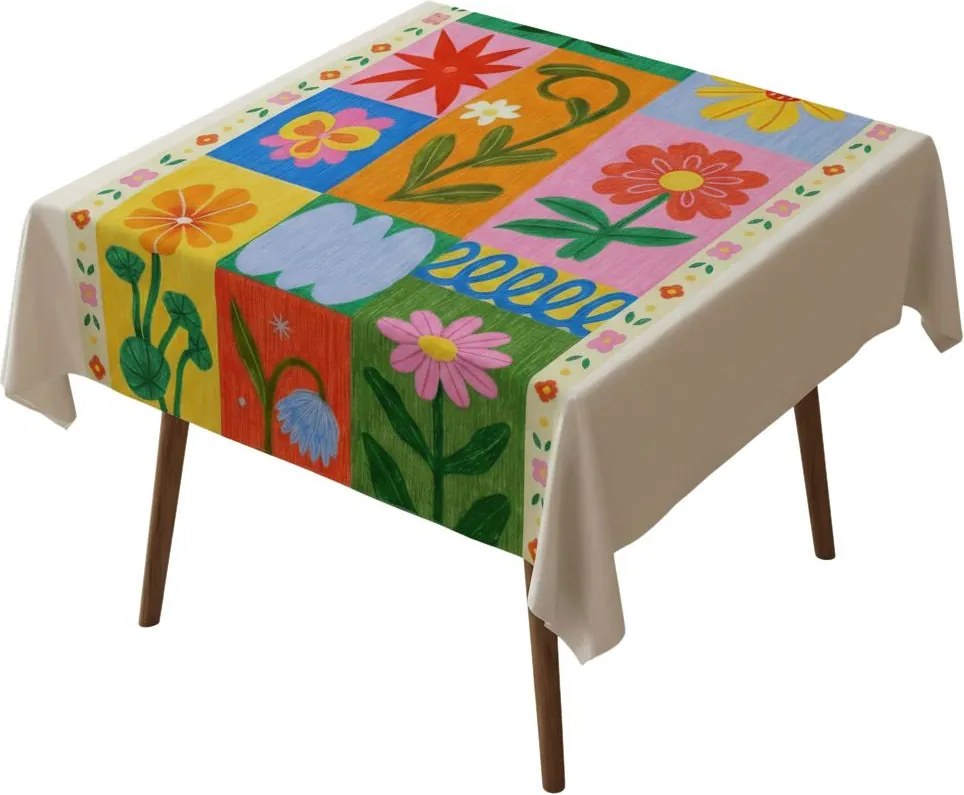 Asztalterítő, 140×140 cm – Asr-tblclt25
