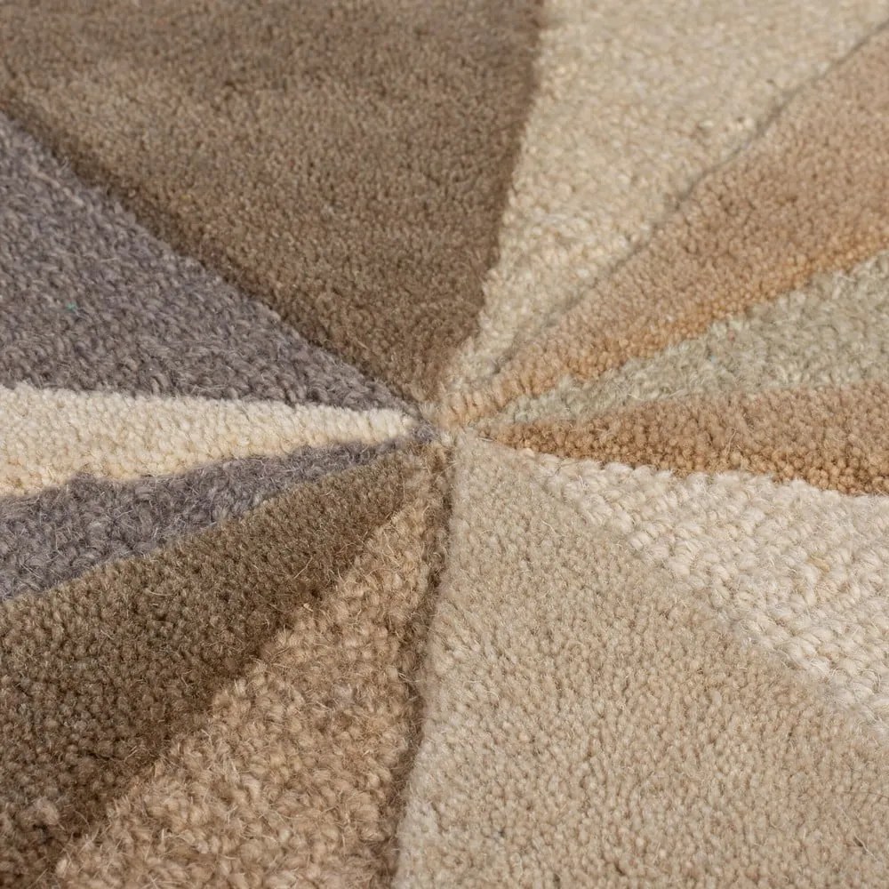 Bézs gyapjú szőnyeg 160x230 cm Reverie – Flair Rugs