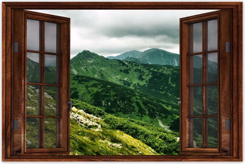 Poszterek 60x40 Tátra Lengyel hegyek Kilátás