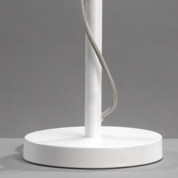 ONLI - Asztali lámpa WIRE 1xE27/15W/230V 50 cm szürke/fehér