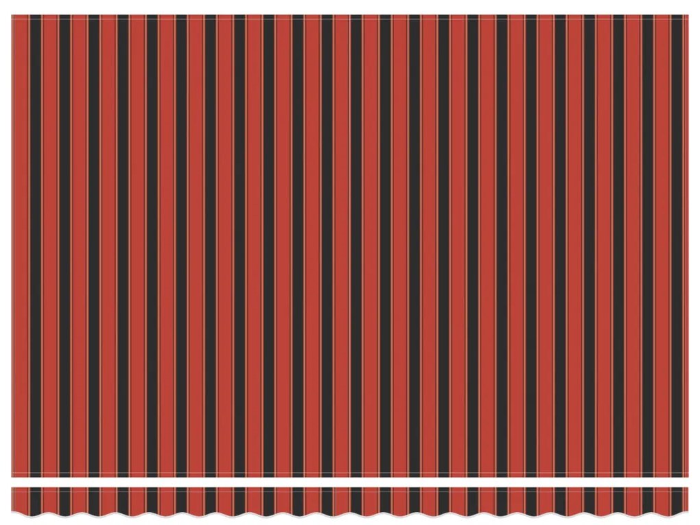 Automatikus Behúzható Napernyő LED-del Narancs és Barna 450x300 cm