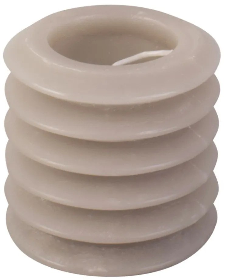 Layered szürke gyertya, magasság 7,5 cm - PT LIVING