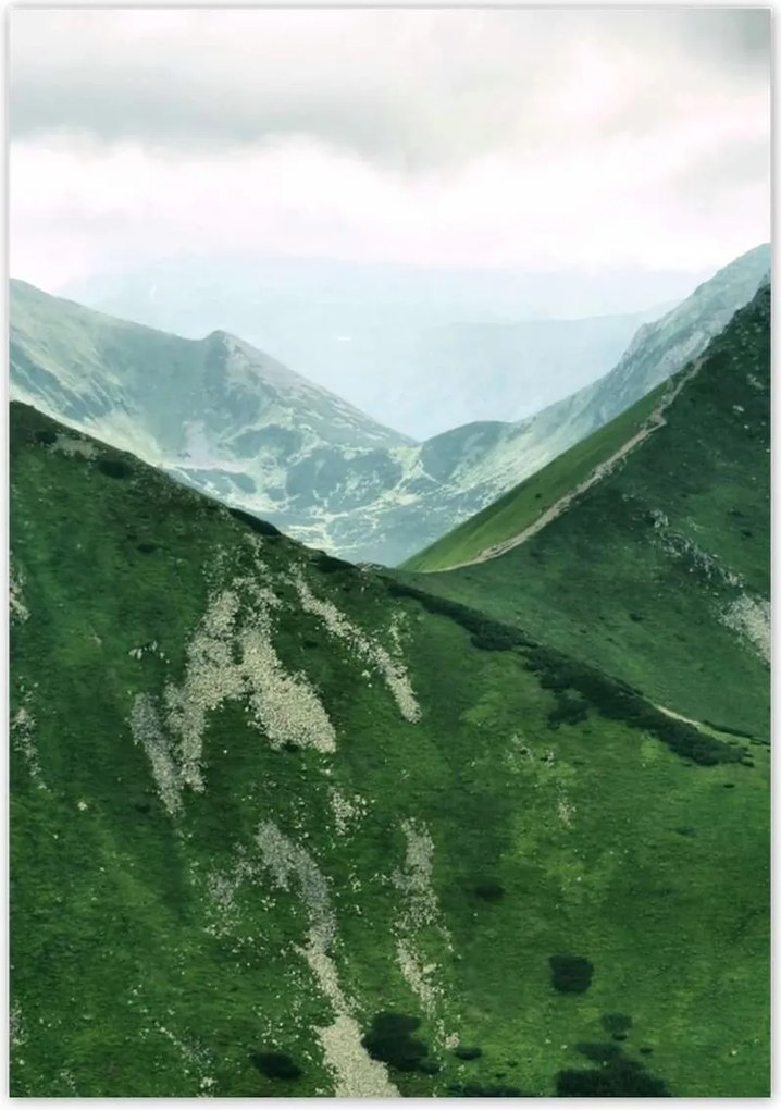 Poszterek 70x100 Tátra Lengyel hegyek Kilátás