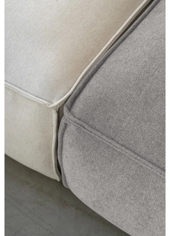 Világosszürke kanapé modul (bal oldali) Flex Felix – Miuform