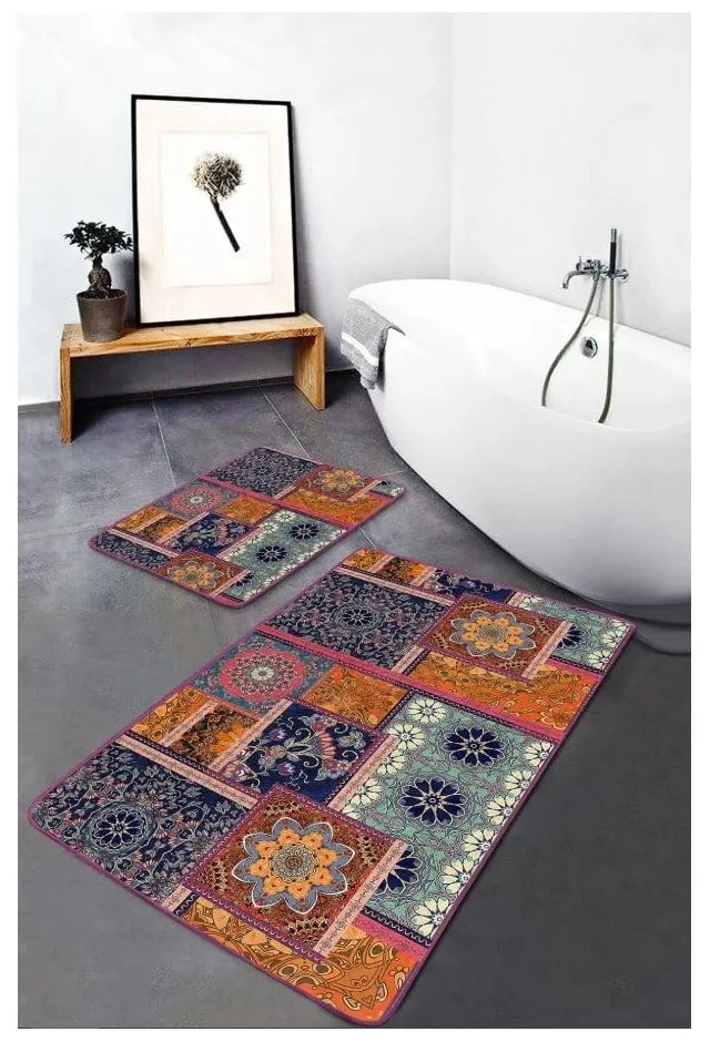 Bársony fürdőszobai kilépő szett 2 db-os 60x100 cm – Mila Home