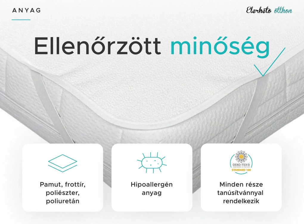 Vízálló matracvédő FROTÉ kiságyra 60 x 120 cm