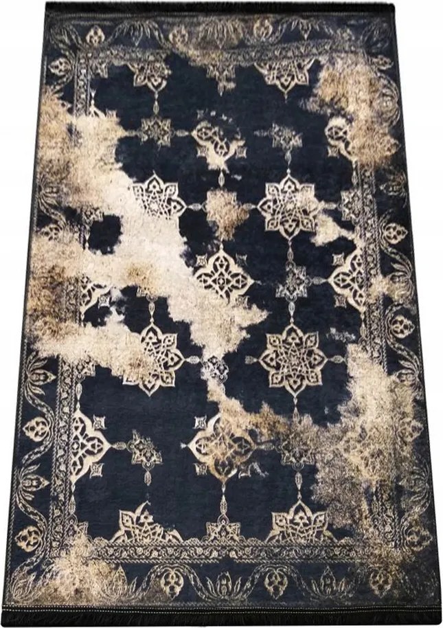 Fekete És Arany szőnyeg 07 160x220