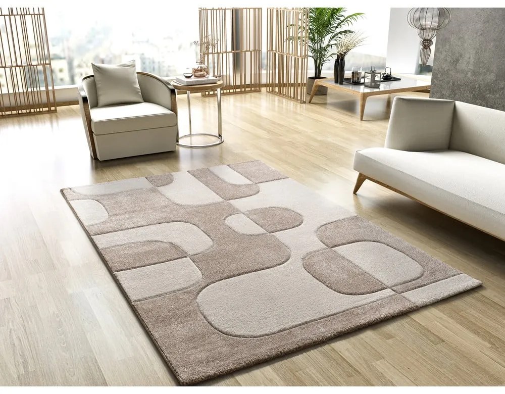 Krémszínű szőnyeg 120x170 cm Lena – Universal
