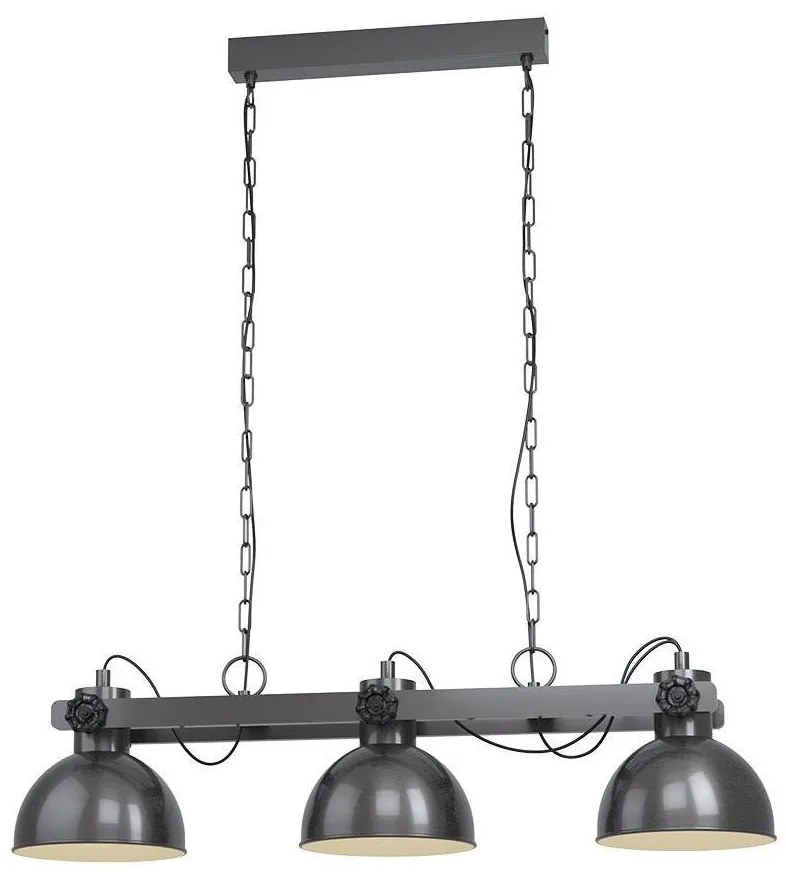 Eglo 43168 - Csillár láncon LUBENHAM 3xE27/28W/230V