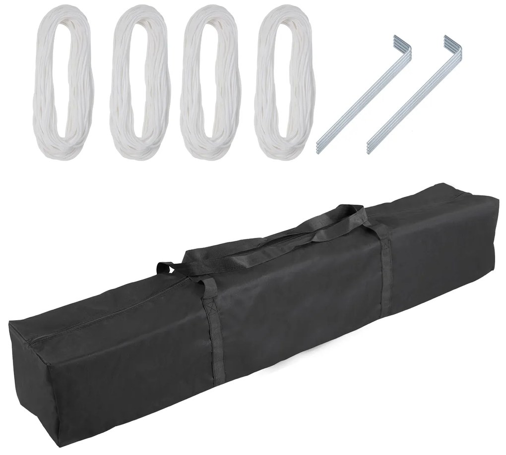 Deuba Kerti pavilon Capri 3x3 m - fekete
