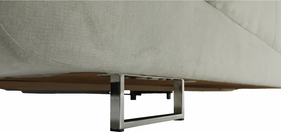 Ülőgarnitúra, világosszürke, szövet, jobbos, BUTON P