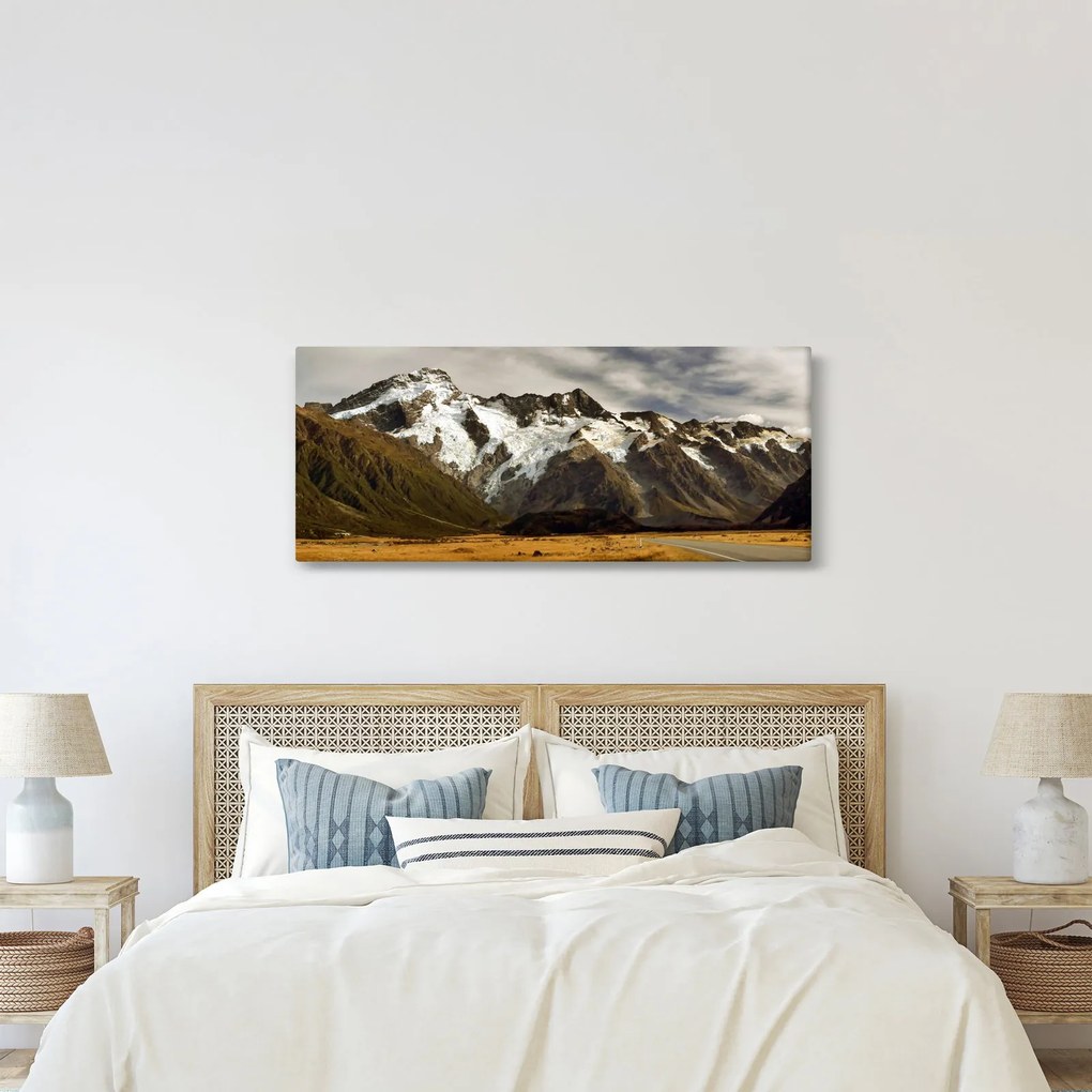 Mount Sefton, Új-Zéland képe (120x50 cm)