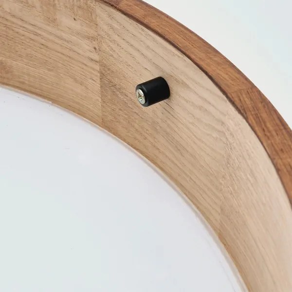 Brilagi - CARVALHO LED RGBW dimmelhető mennyezeti lámpa, 2xE27/9W/230V, Wi-Fi, tölgy, átm. 37,5 cm