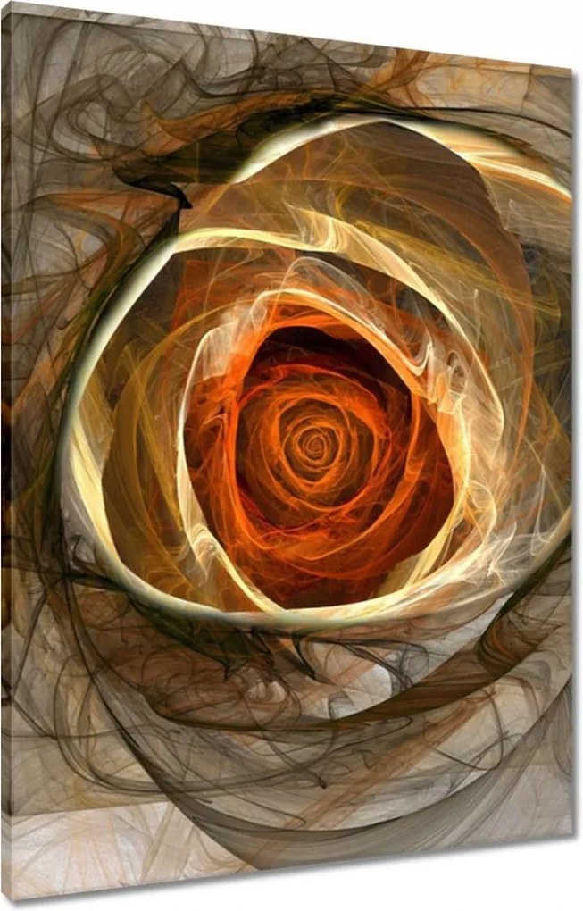 Vászonkép 60x80 Absztrakt rózsa