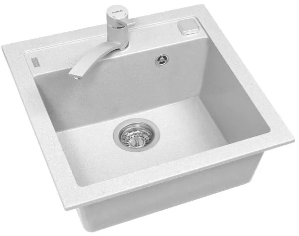 ALVEUS 1128395 - Mosogató FORMIC 52x51 cm gránit/fehér