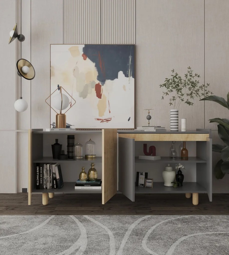 Ravenna Modern 180 - Sapphire Oak, Anthracite