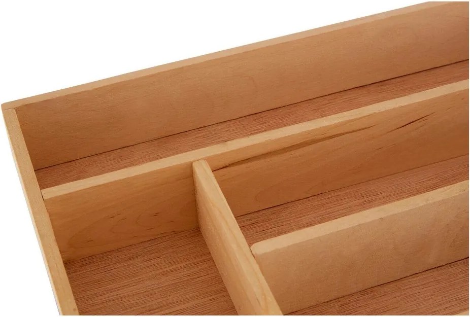 Natúr színű fa evőeszköztartó fiókba 30 x 38 cm – Premier Housewares